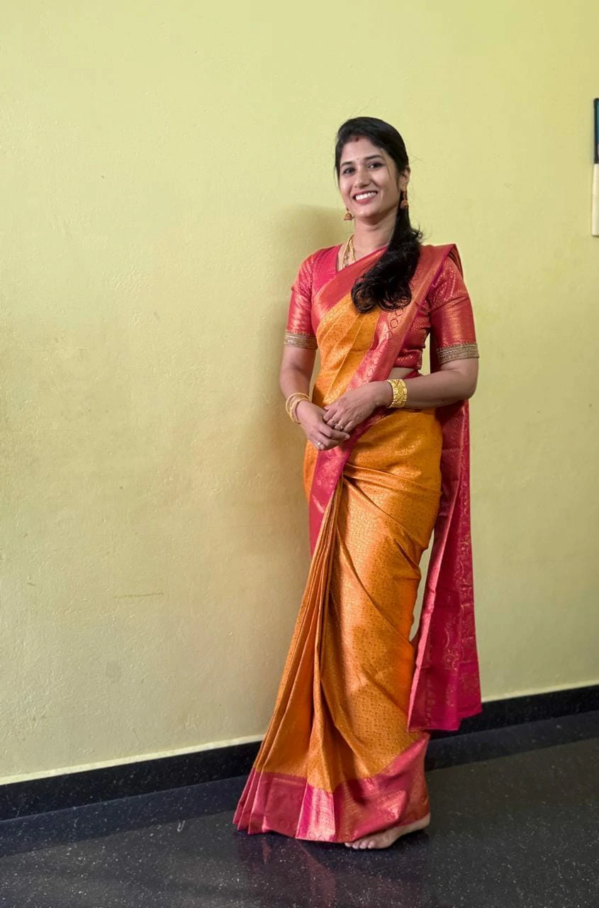 Client wearing saree 1