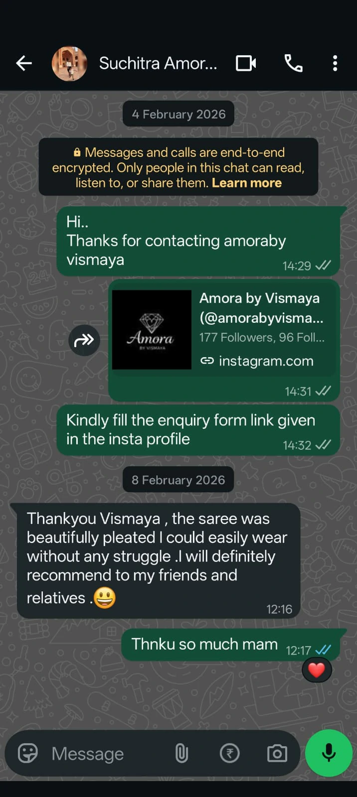 WhatsApp Review Screenshot